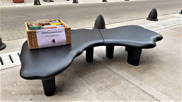 “Libros del banquito”, la propuesta de Abelardo Libros para leer “mientras tanto” en la Peatonal