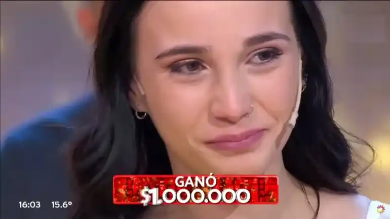 Joven de Concordia ganó $1.000.000 en Los Ocho Escalones