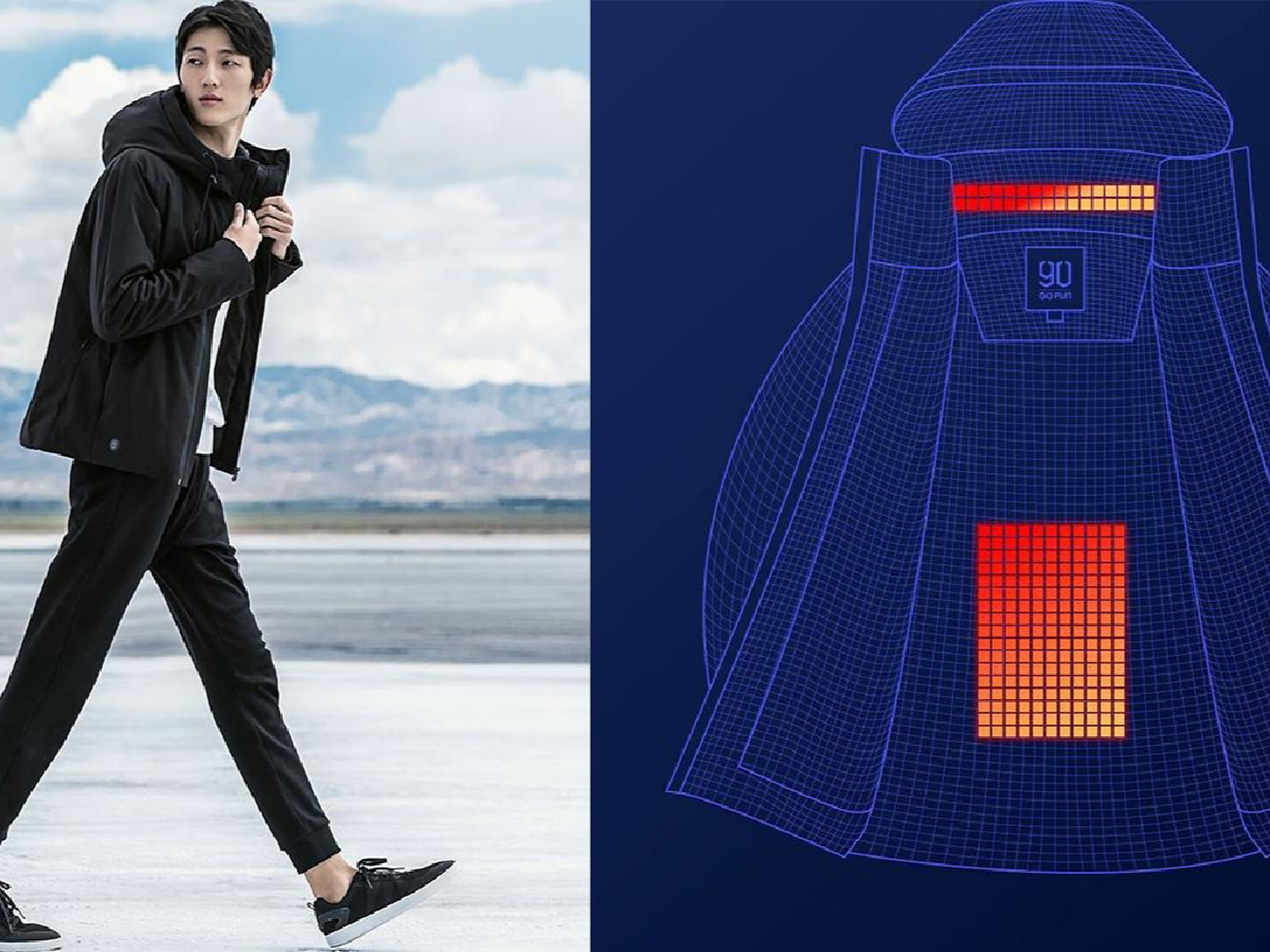 Venden una campera con calefacción integrada por 79 dólares