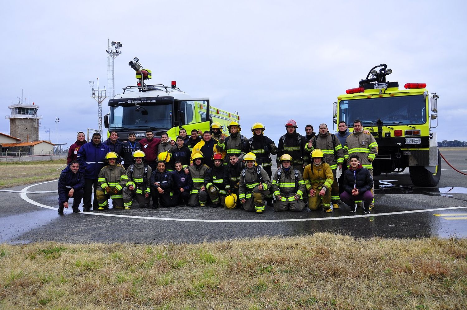 Se dictó capacitación para bomberos aeroportuarios en San Luis
