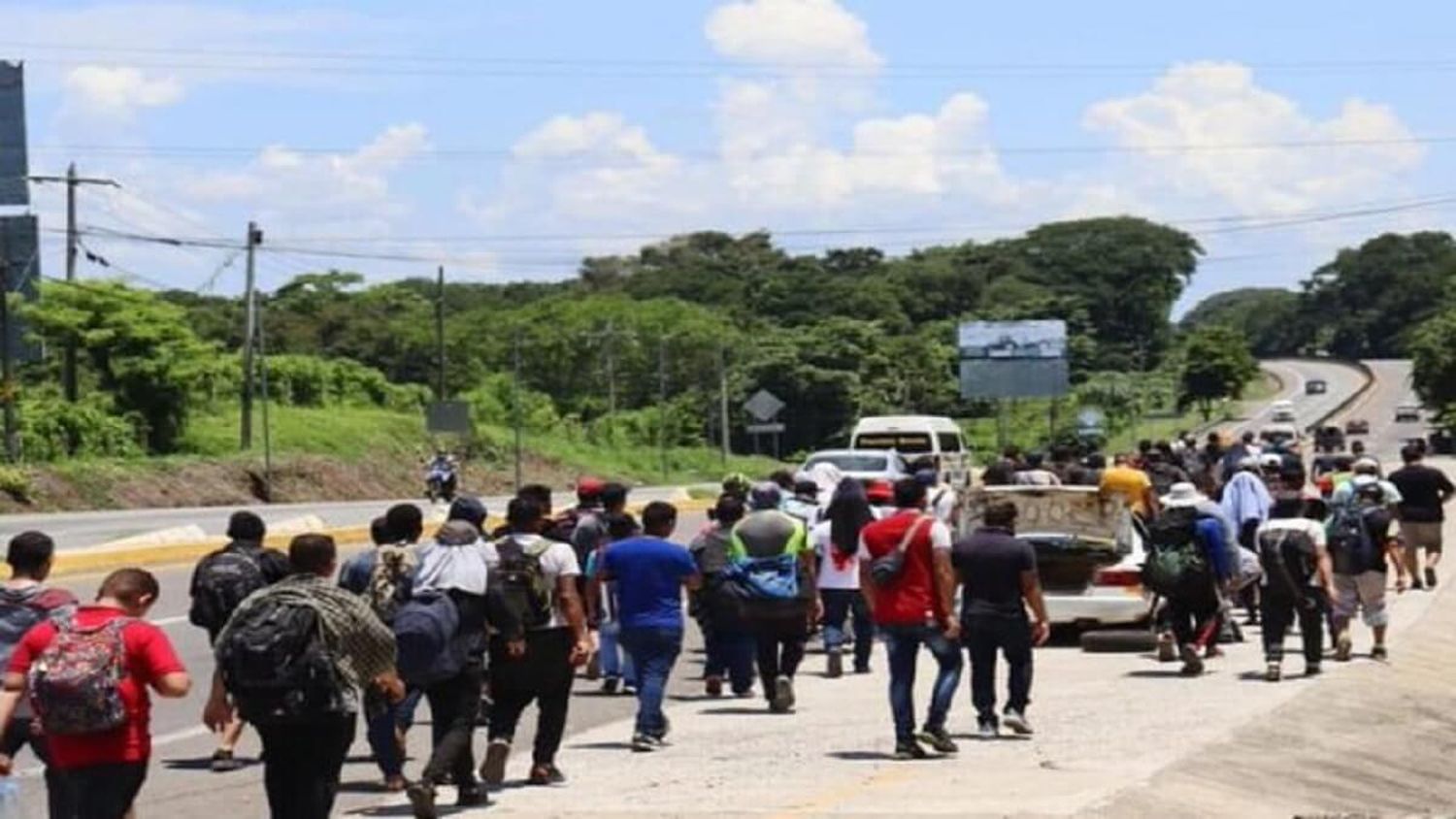 ¡RETAN A BIDEN! Nueva caravana de migrantes rumbo a la frontera sur de México y EE.UU.