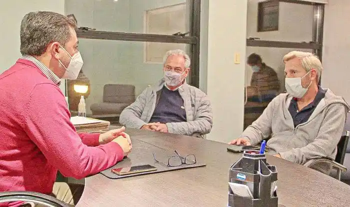 Eduardo Cristina se reunió  con Rogelio Frigerio en  su paso por Concordia