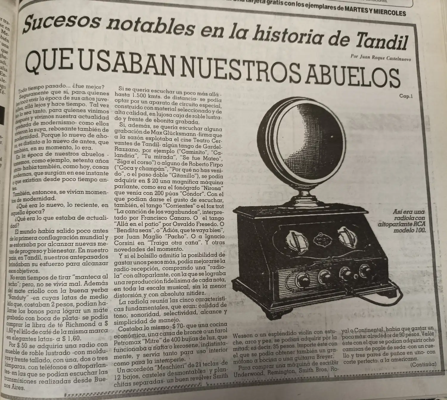 ¿Qué usaban nuestros abuelos?  - Capítulo 1.