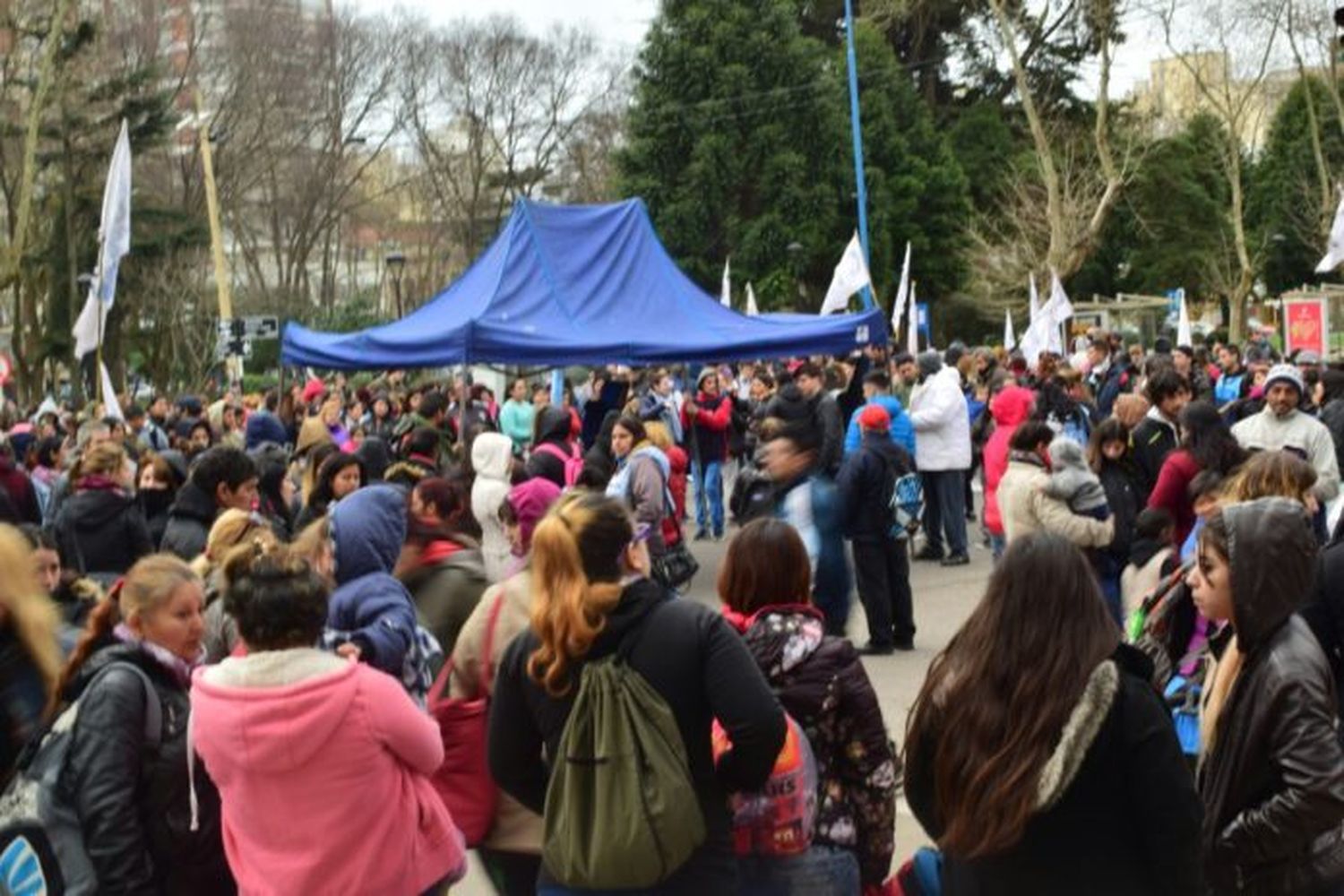 Mar del Plata: Movilización de cooperativas frente a la Municipalidad
