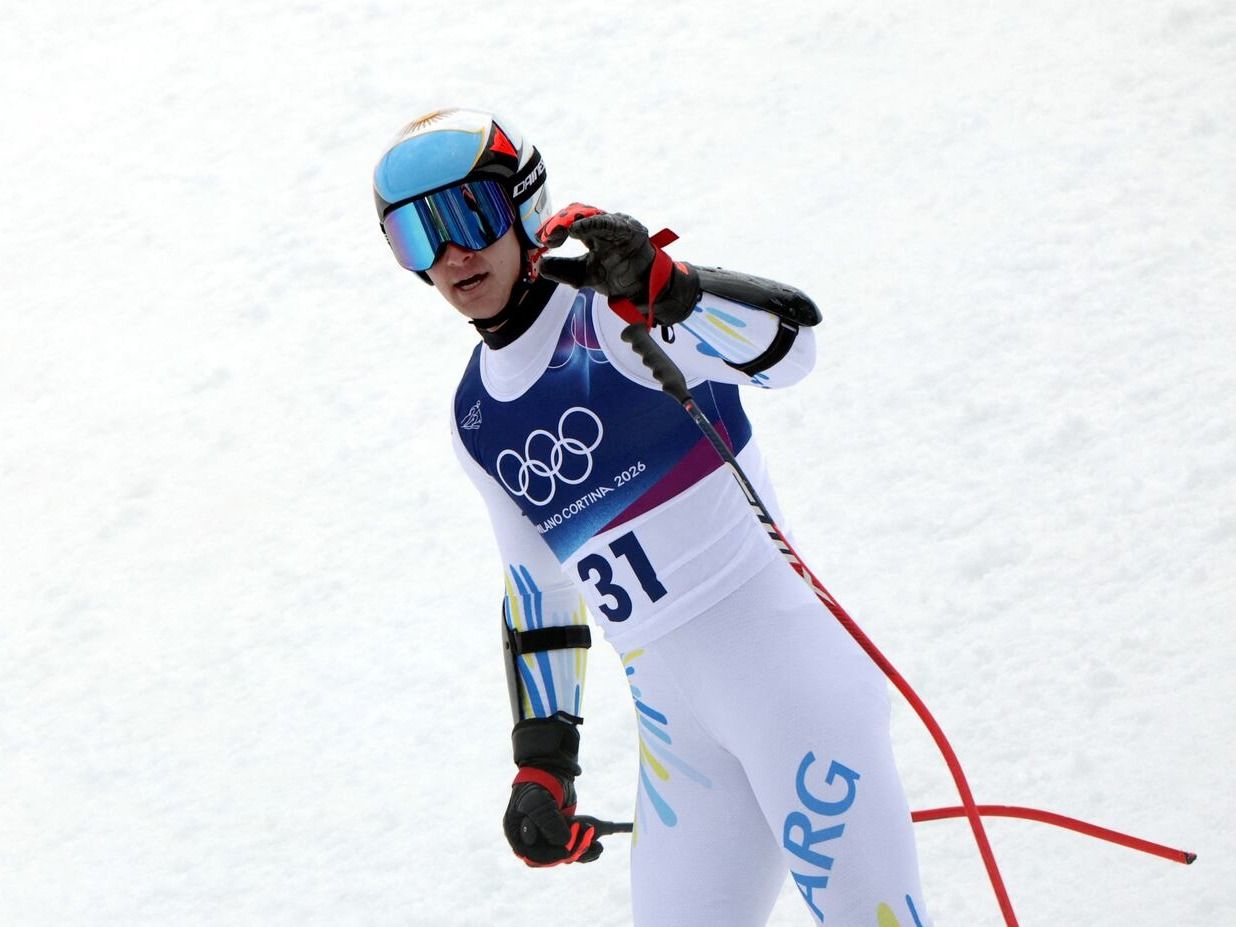 Tiziano Gravier terminó 28° en su debut en Súper G.