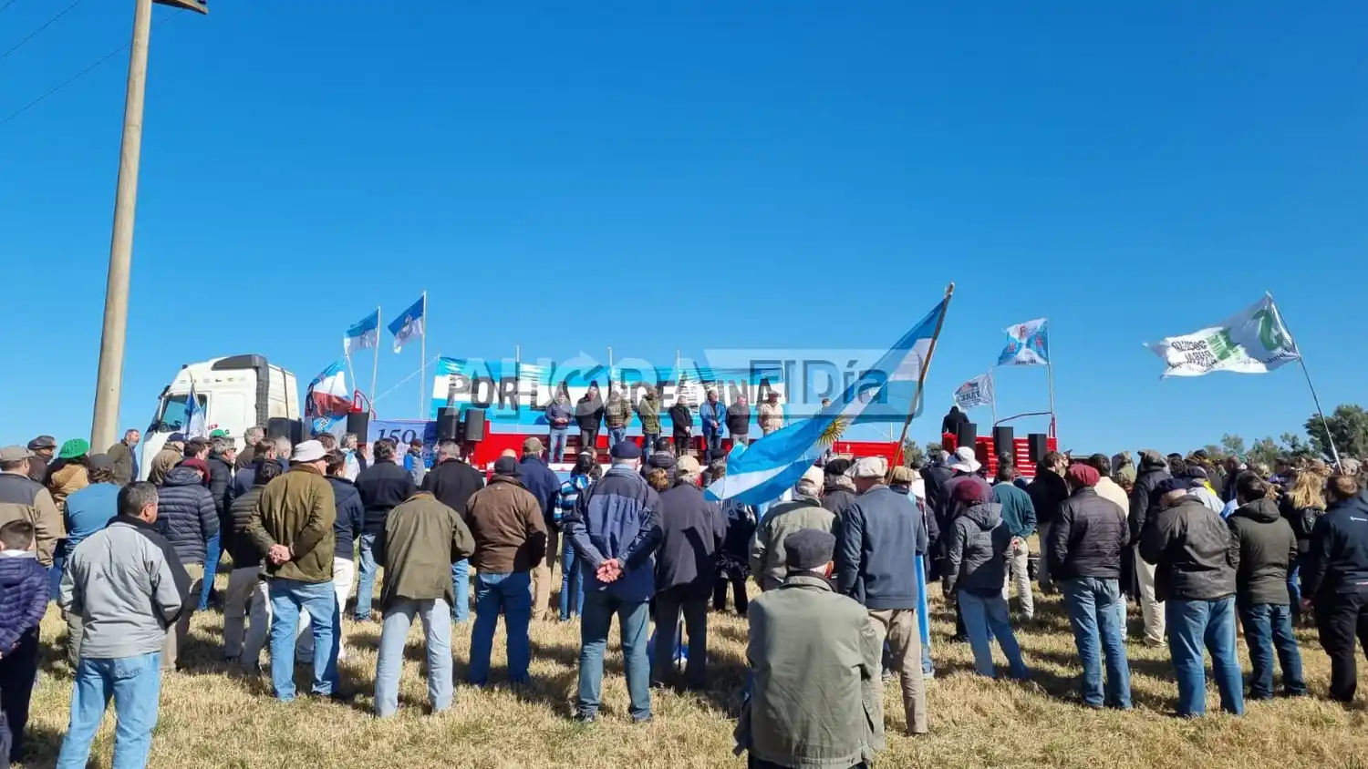 Mirá las mejores fotos y videos de la movilización del campo en Gualeguaychú