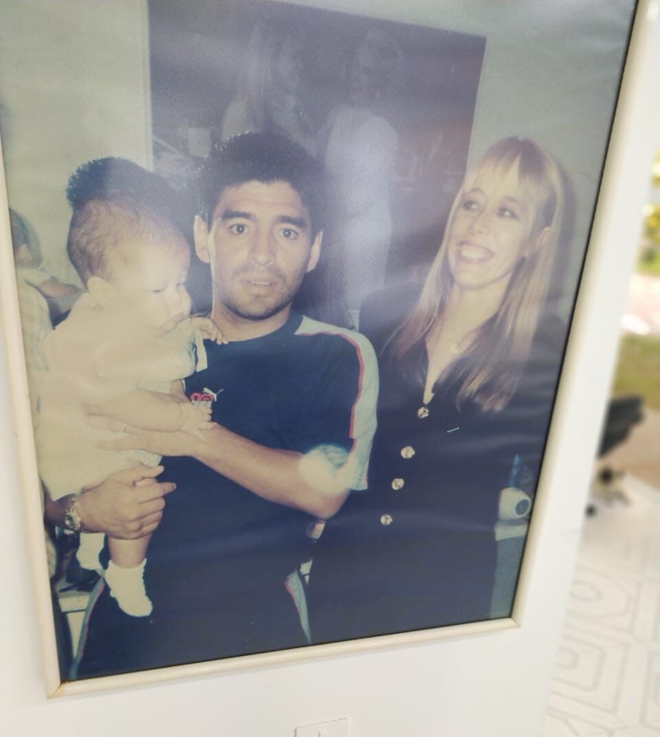 Maradona en Libertador San Martín y su visita a Crespo