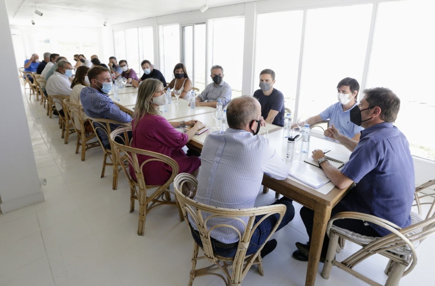 Reunión del gabinete provincial