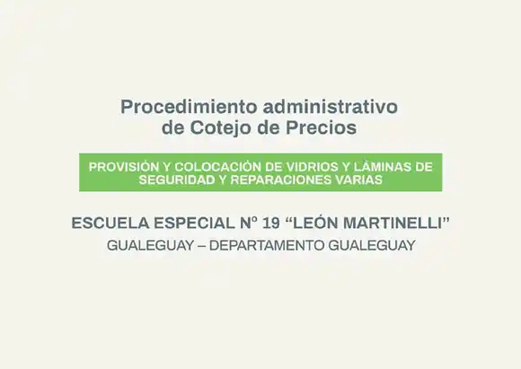 Ejecutarán trabajos de seguridad y mantenimiento en escuela de Gualeguay