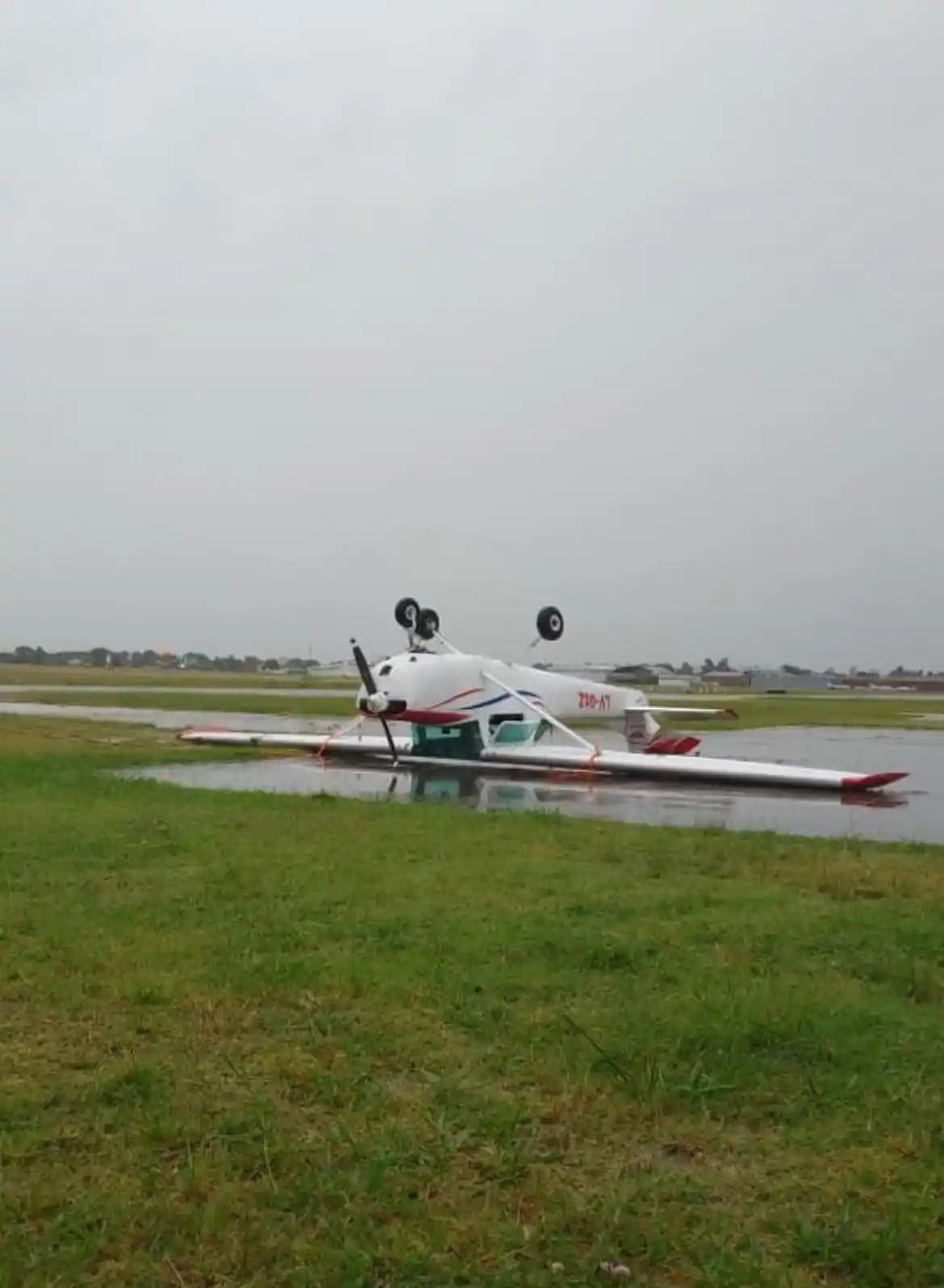 Cuantiosas pérdidas en el Aeropuerto de San Fernando.