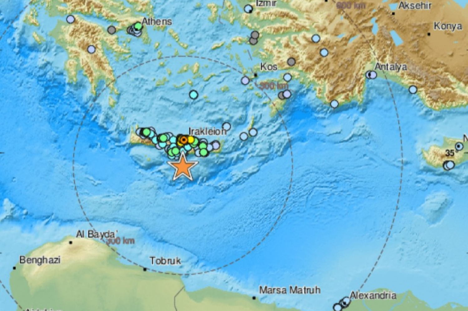 Un terremoto de 5,7 grados sacudió el sur de Grecia