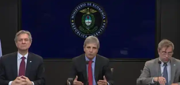 El ministro de Economía, Luis Caputo.
Agencia NA (Captura)