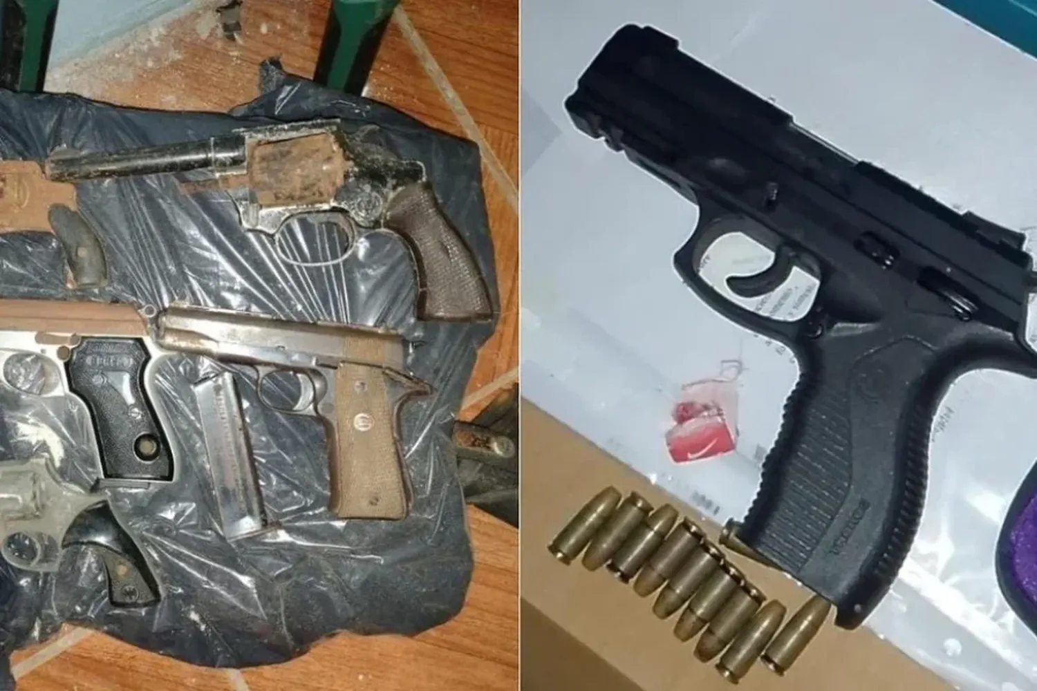 Increíble: se le escapó un tiro, lo investigaron y encontraron un arsenal guardado en la casa