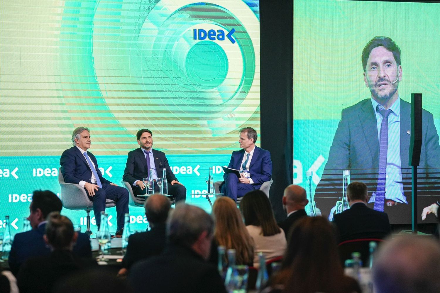 Los gobernadores de Córdoba y Santa Fe presentes en "Experiencia Idea".