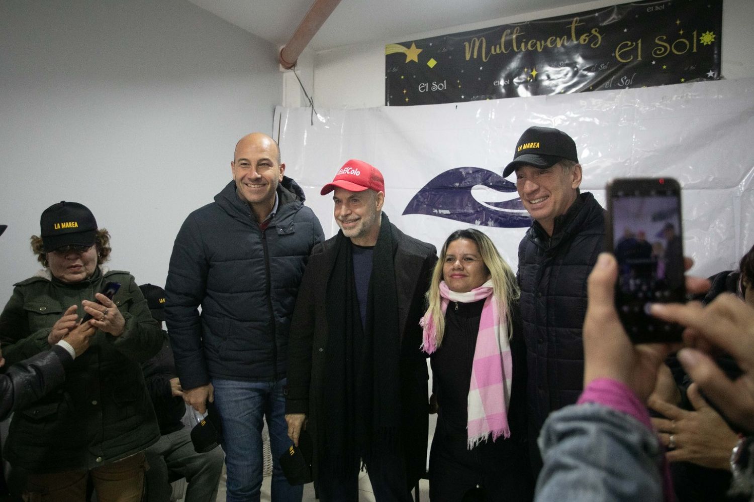 Larreta y Santilli en Quilmes: Con Martiniano Molina, visitaron Pymes y hablaron de la inseguridad