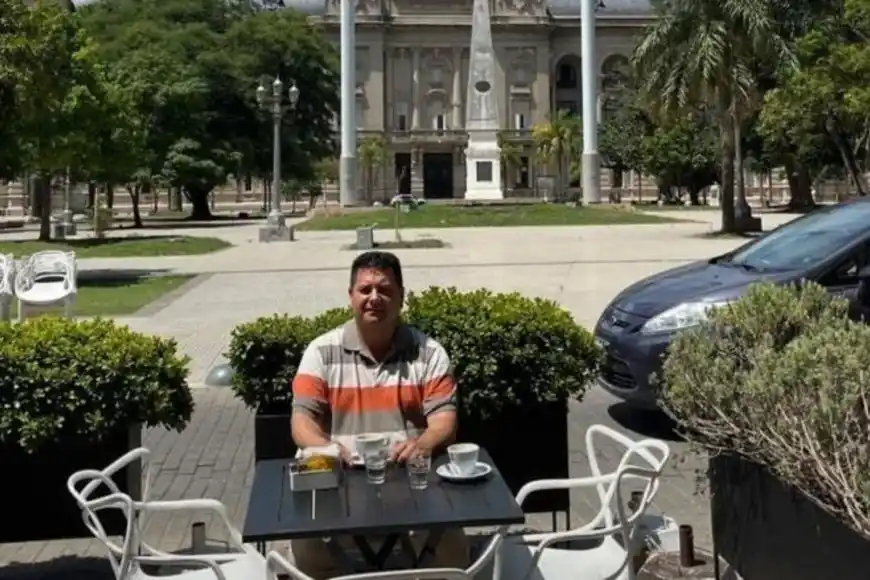 Uno de los allanamientos que se llevaron adelante en la jornada de ayer.