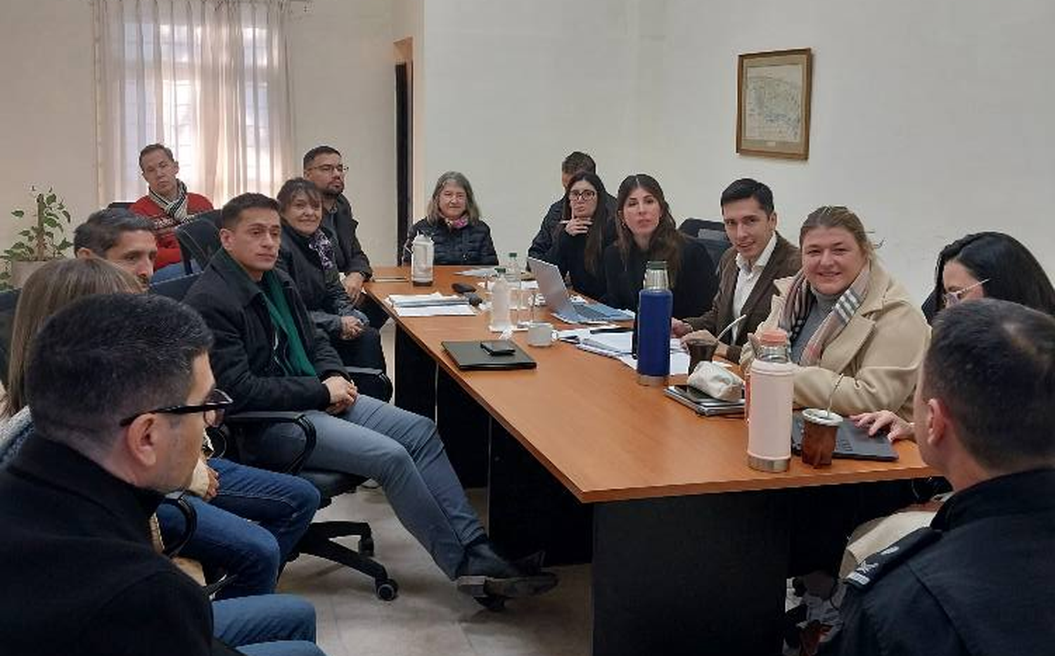 Reunión para abordar la problemática de la pirotecnia en partidos de fútbol de la LRF