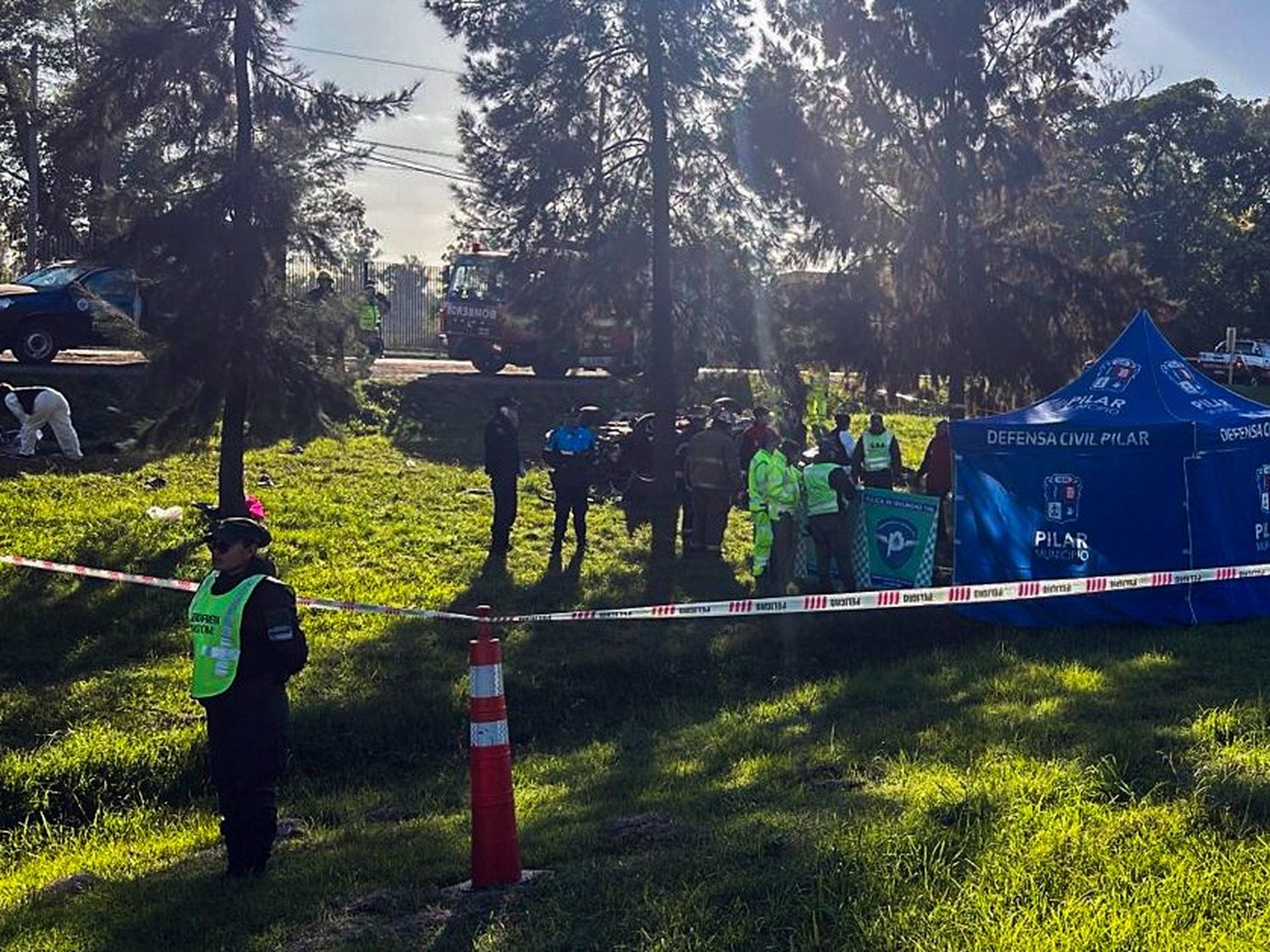 Cinco muertos y un herido grave por un vuelco en Panamericana