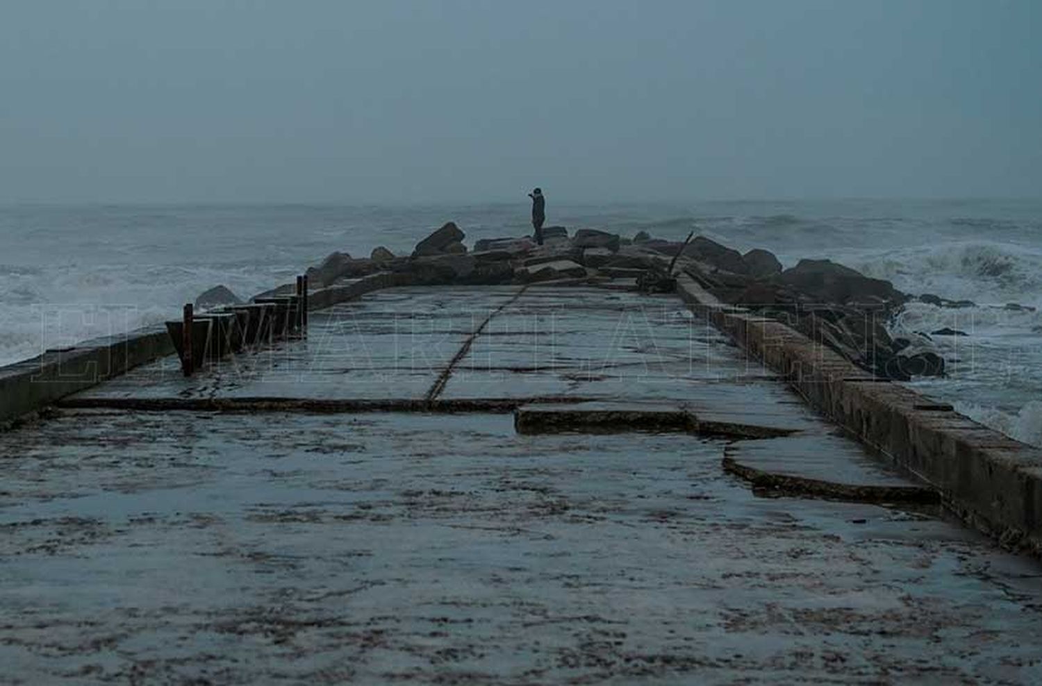 Las lluvias no cesan en Mar del Plata: en Carnaval, el agua se hace presente