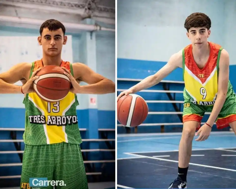 Dos jóvenes Celestes a Bahiense del Norte