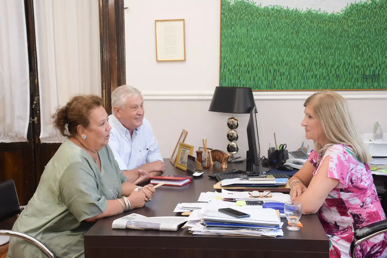 Maradey se reunió con la ministra Romero por la educación en la UP9