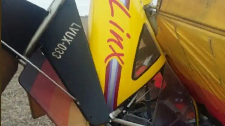 Tragedia aérea en Pehuajó: Cayó un avión ultraliviano y el piloto murió