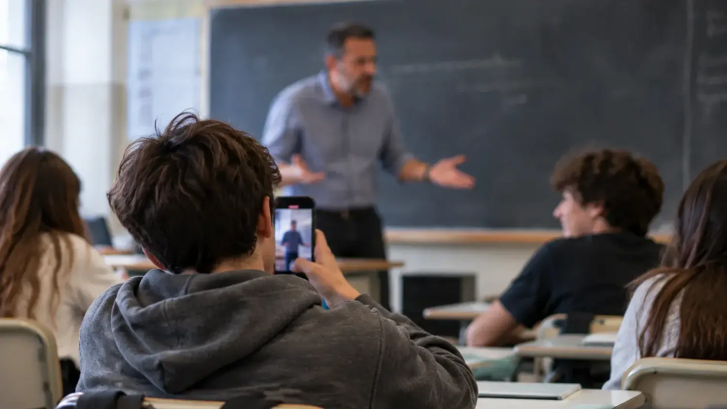 Autoridad. "Dentro de esa hora que estamos en el aula, nosotros somos el referente", dijo Ignacio Ibarguren