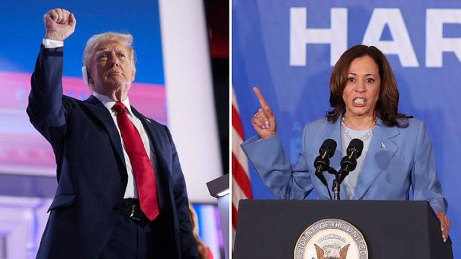 TRUMP ACEPTA DEBATIR «más de una vez» con Kamala Harris