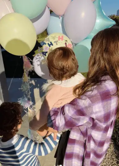 Rosanna Zanetti con sus hijos. Foto Instagram
