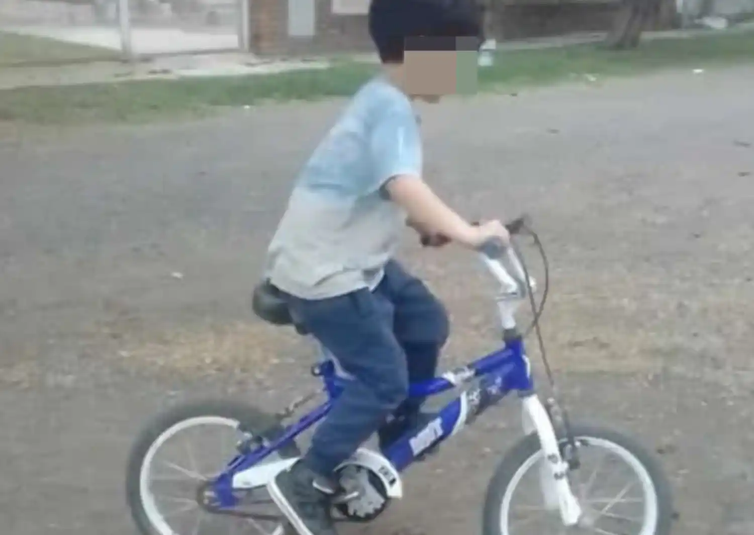El pequeño andaba en bicicleta por calle Aulí al 200.