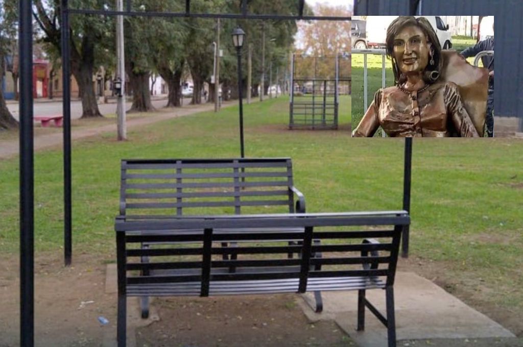 Tras la polémica, Villa Cañás le dijo adiós a la estatua de Mirtha Legrand