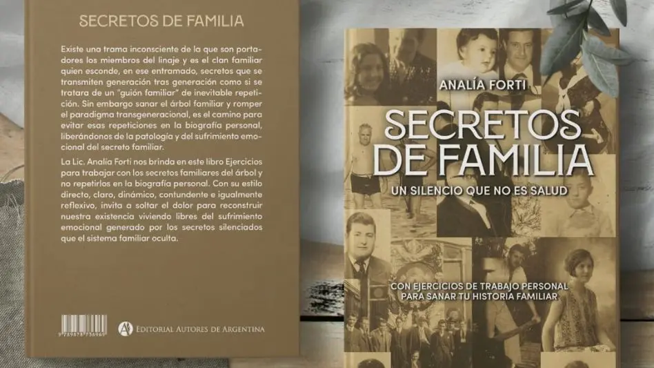 Analía Forti presentará su tercer libro "Secretos de Familia"