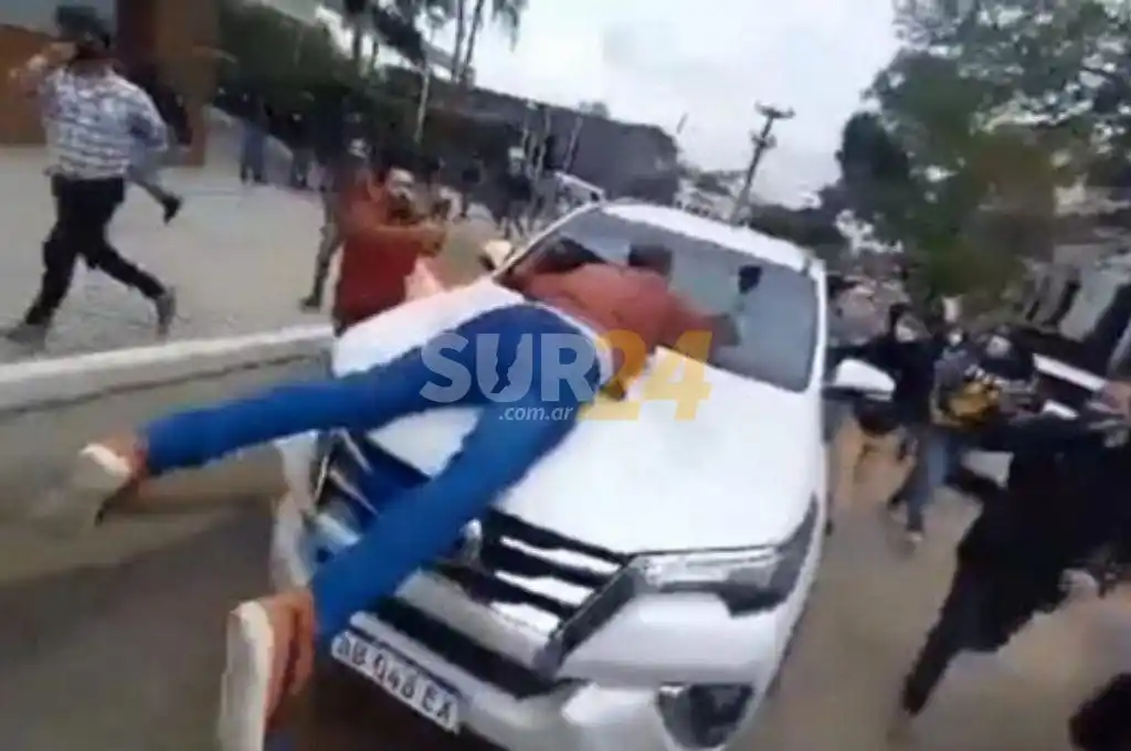 Formosa: un ministro arrastró a un manifestante en el capó durante una protesta