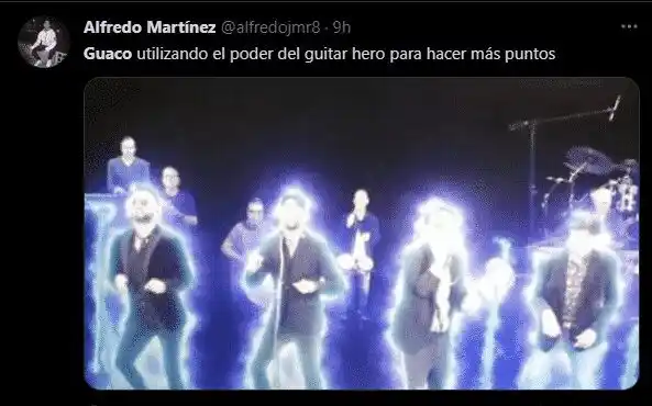 Los efectos especiales fueron de las cosas más criticadas del streaming de Guaco. Foto Twitter