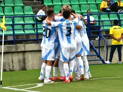Argentina goleó a Perú y se ilusiona con la fase final del Sudamericano Sub 17