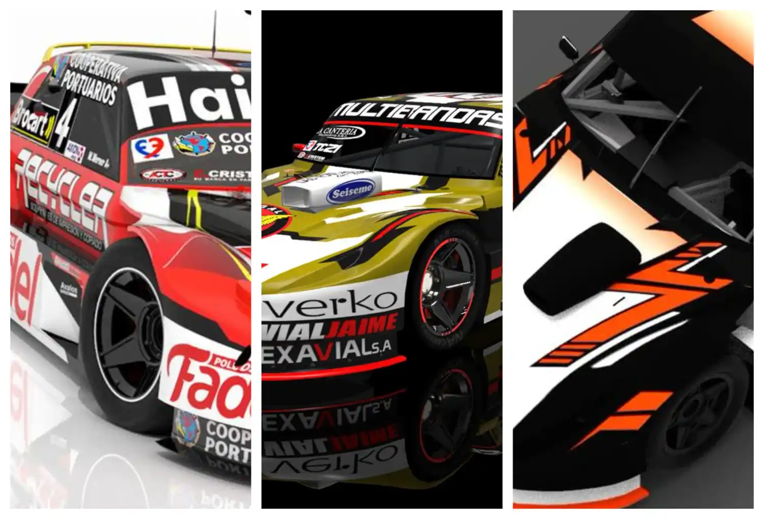 Turismo Carretera: Los diseños de Ledesma, Werner y Di Palma