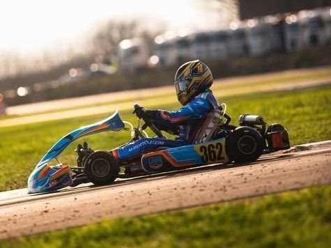 Martín Bertolaccini debutó en la Clase WSK y alcanzó la final en Sarno