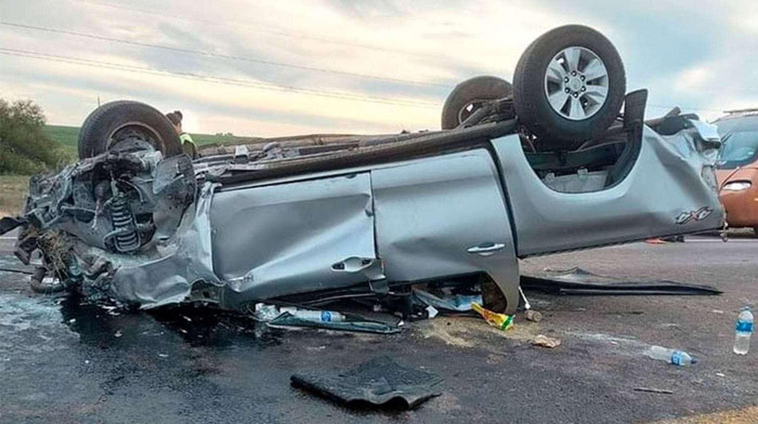 Productor agropecuario perdió la vida tras volcar con su camioneta