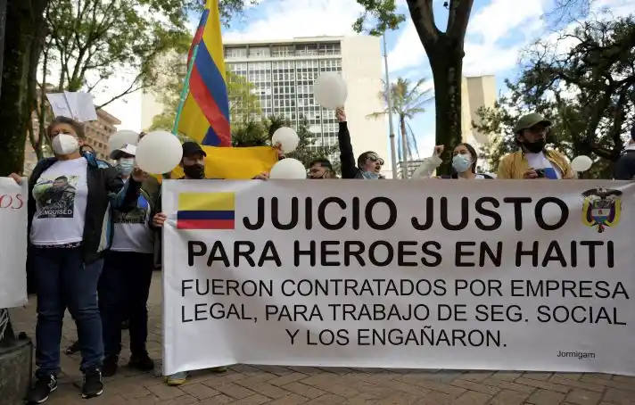 Esto piden familias de mercenarios colombianos presos en Haití