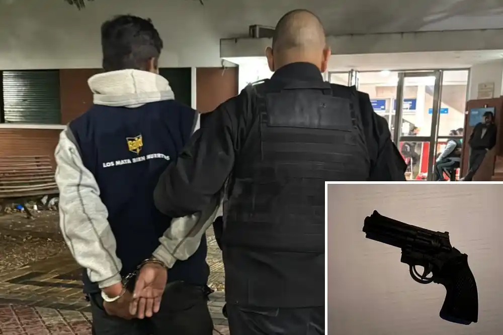 Detenido en zona noroeste.