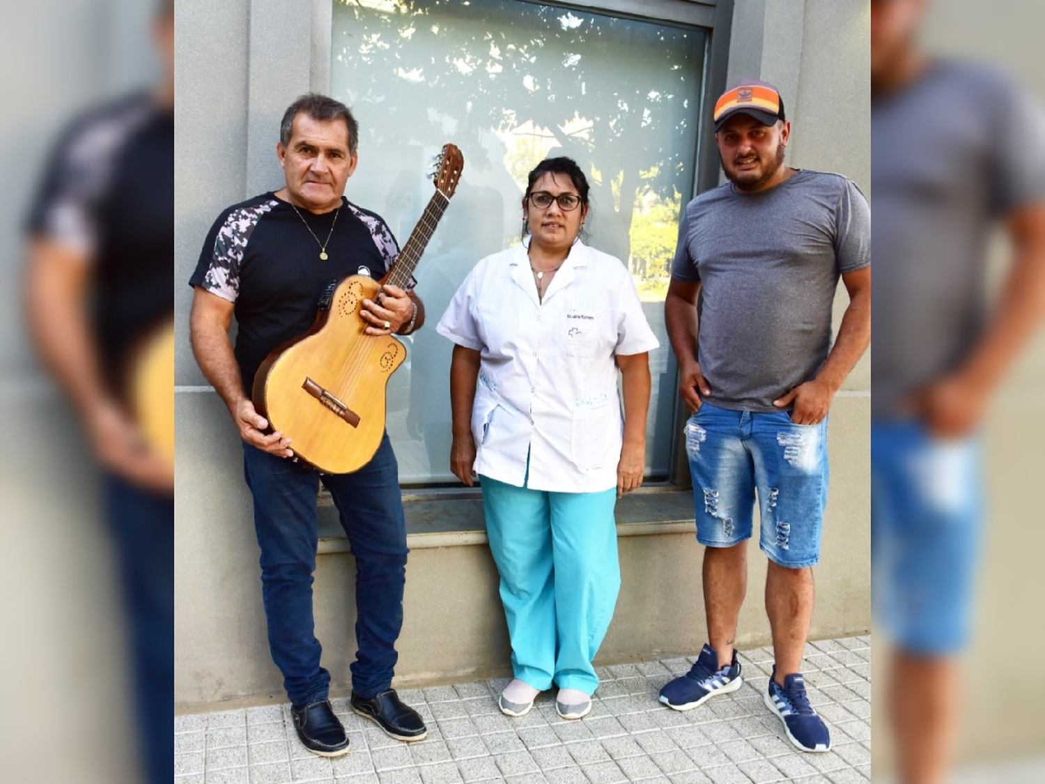 Con el poncho de la solidaridad desde  San Francisco a Santiago del Estero             