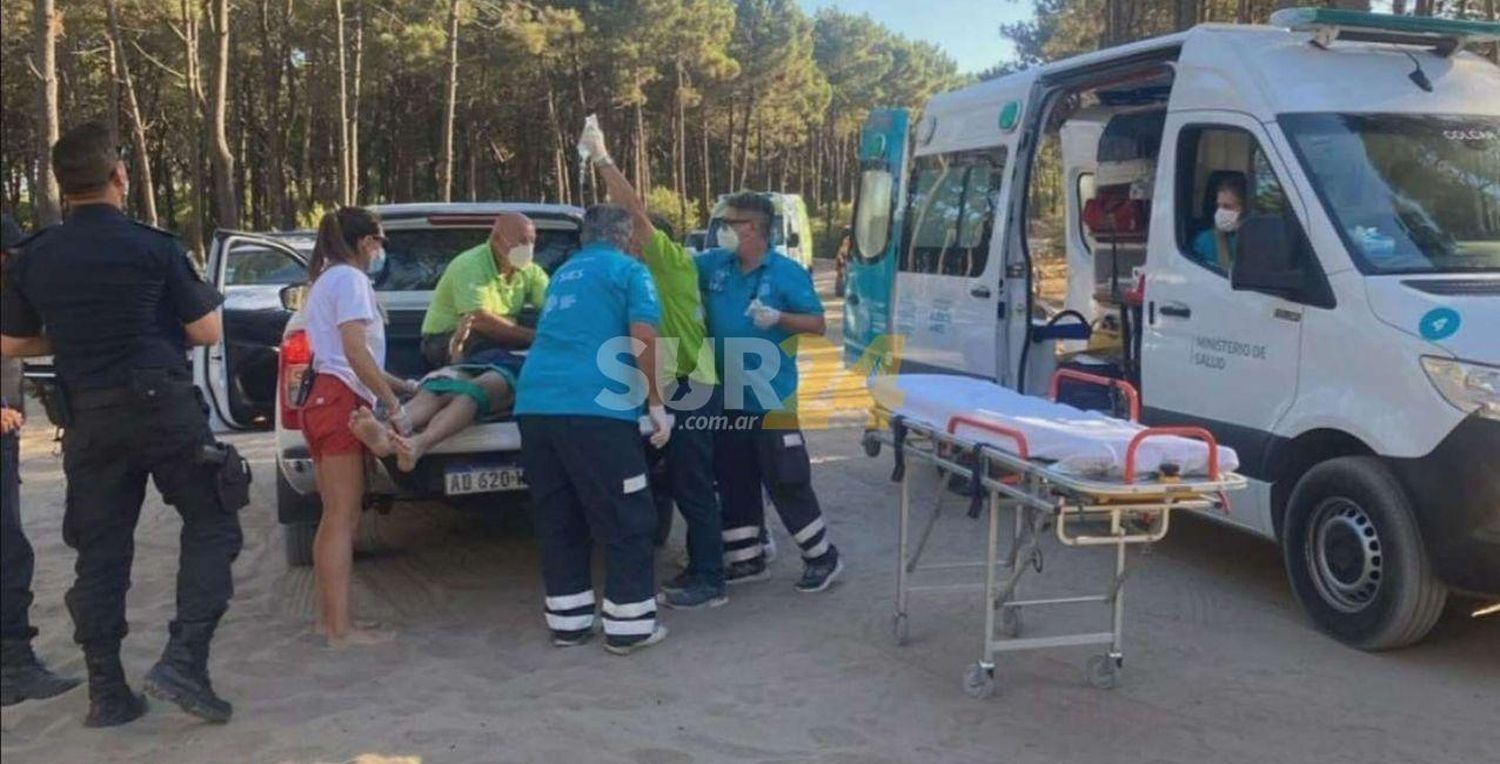 Dos accidentes con cuatriciclos en Pinamar: uno de los conductores está grave