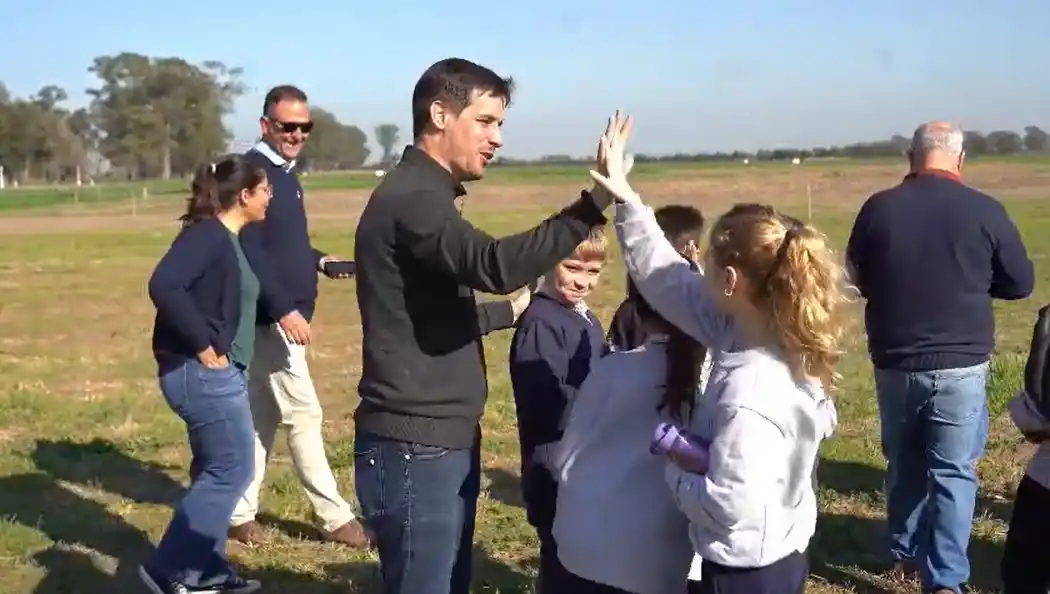 Viotti participó de la apertura de la apertura de las jornadas Experiencia Educativa INTA Rafaela