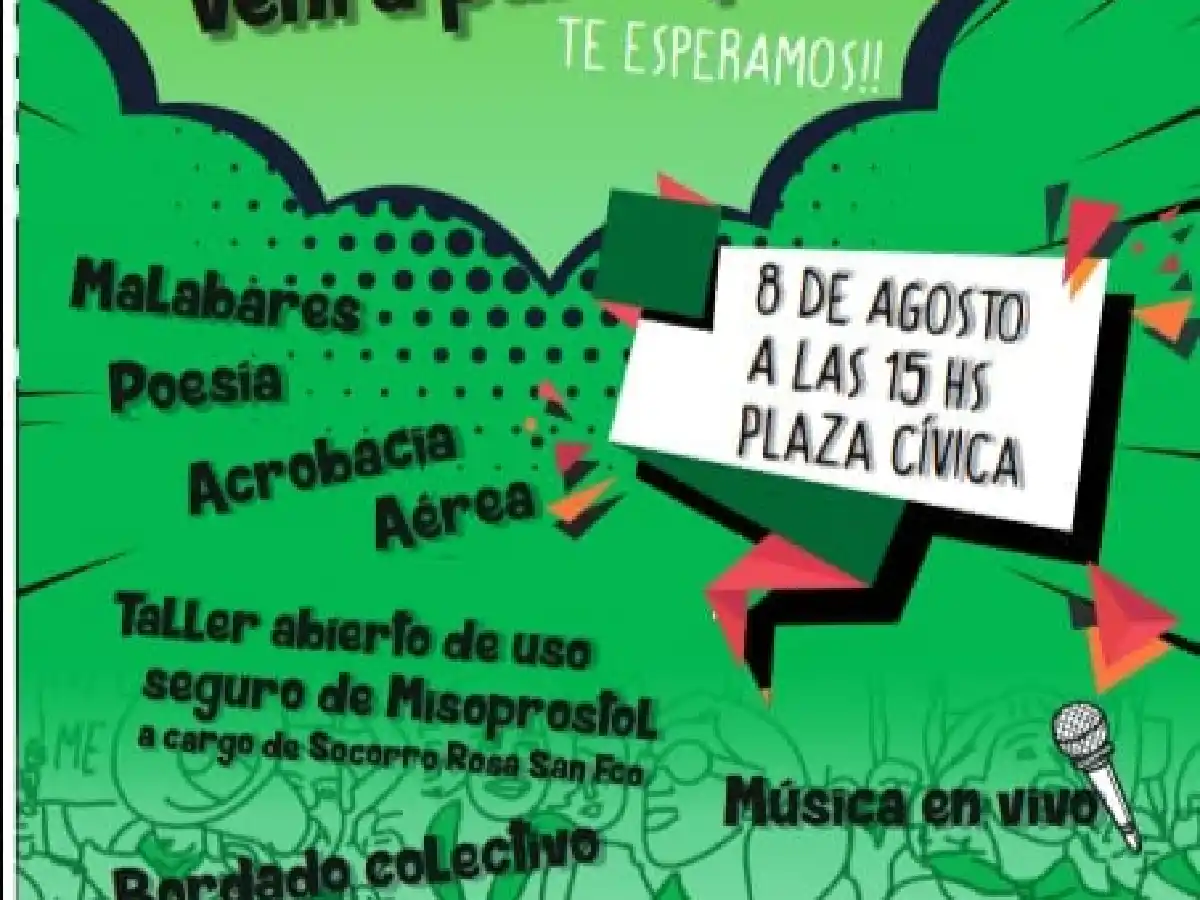 Mujeres Unidas organiza un evento cultural a favor de la legalización del aborto
