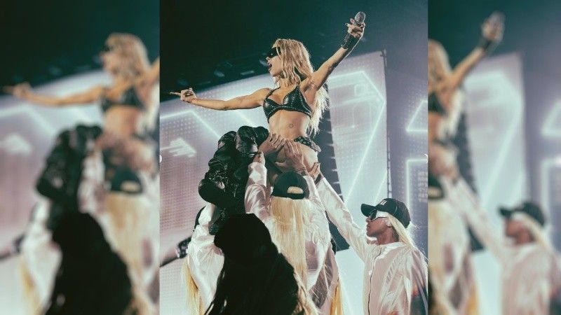 Tini regresó a los escenarios. (Instagram/@tinistoessel)