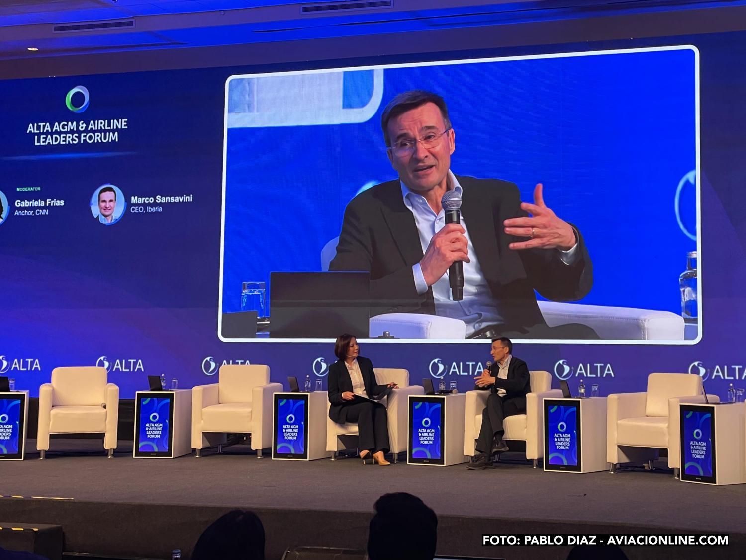 Marco Sansavini - CEO de Iberia, durante el ALTA Forum 2025