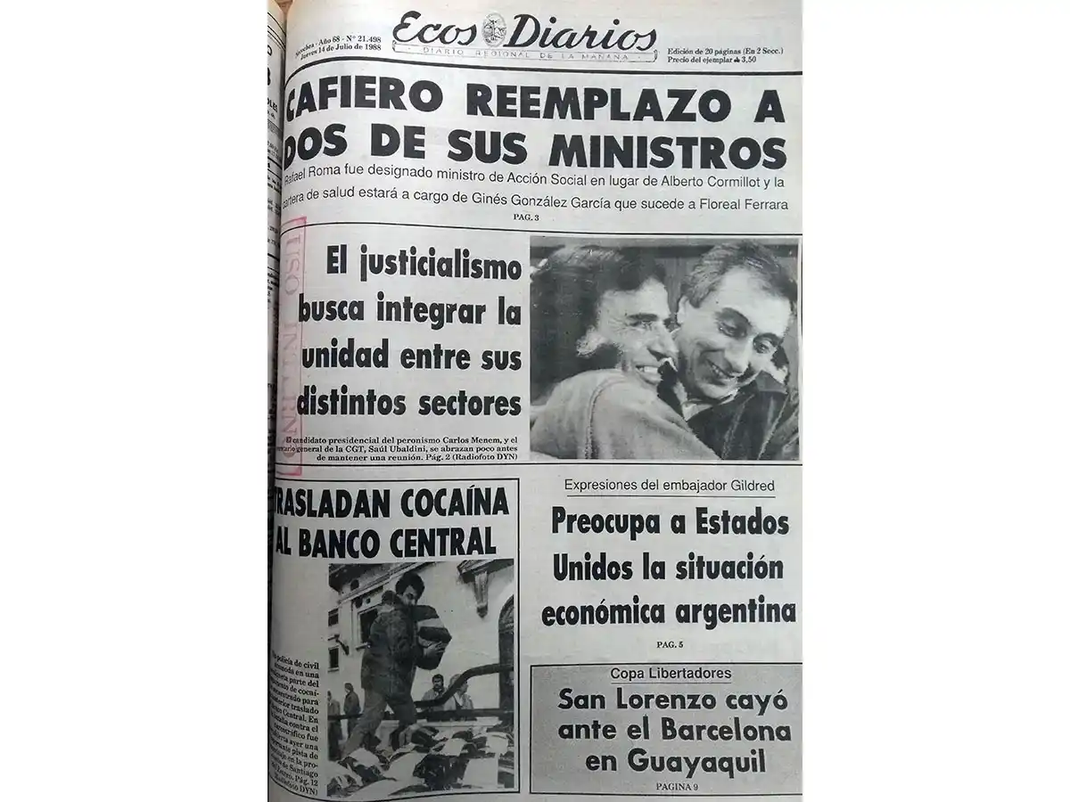 Jueves 14 de Julio de 1988