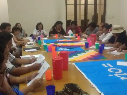 Los representantes de los pueblos originarios planificaron acciones