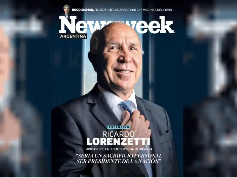 Lorenzetti, tapa de Newsweek Argentina