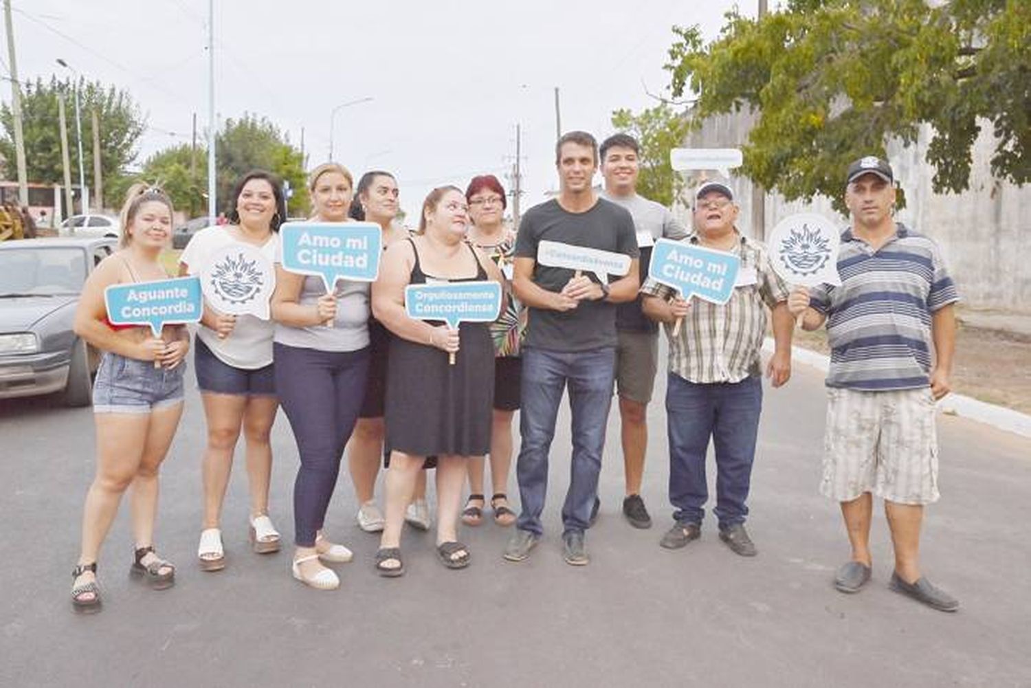 Vecinos celebraron las obras realizadas en calle Balcarce